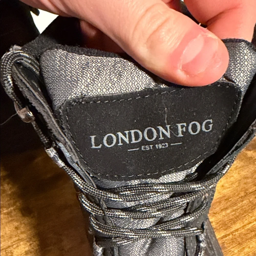 Men's London‎ Fog Black Hiking Boots